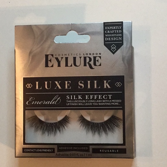 Eylure luxe silk reusable false eyelashes emerald - Picture 1 of 5